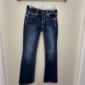 Miss Me Dark Blue Boot Cut Jeans